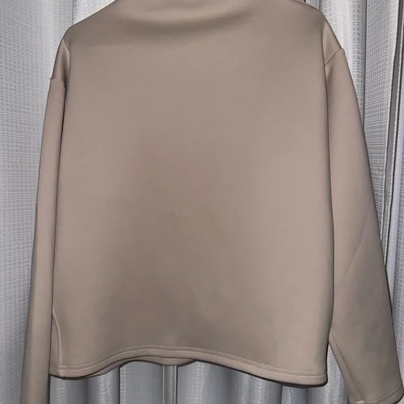 ADAY Women's Cowl Neck Sweater - Beige - Picture 1 of 4